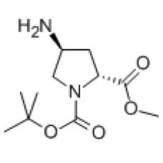 ZP927661 1,2-Pyrrolidinedicarboxylic acid, 4-amino-, 1-(1,1-dimethylethyl) 2-methyl ester, (2R,4S)-, ≥95%