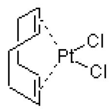 ZD923809 (1,5-环辛二烯)二氯化铂(II), Pt 51.6-52.6%