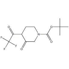 ZT827439 Tert-butyl 4-(2,2,2-trifluoroacetyl)-3-oxopiperidine-1-carboxylate, ≥95%