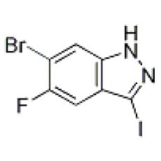 ZH826414 6-bromo-5-fluoro-3-iodo-1H-indazole, ≥95%