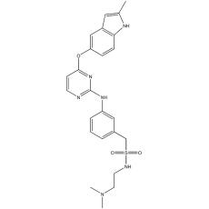 Z930100 N-(2-(diMethylaMino)ethyl)-1-(3-((4-((2-Methyl-1H-indol-5-yl)oxy)pyriMidin-2-yl)aMino)phenyl)MethanesulfonaMide,