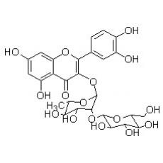 槲皮素 3-O-葡萄糖基 （1→2）鼠李糖苷分析标准品,HPLC≥98%
