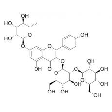 山柰酚-3-槐二糖-7-鼠李糖苷分析标准品,HPLC≥85%