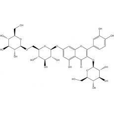 槲皮素-3-O-β-D-葡萄糖-7-O-β-D-龙胆双糖苷分析标准品,HPLC≥98%