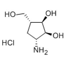 Z932131 (1R,2S,3R,4R)-2,3-二羟基-4-(羟甲基)-1-氨基环戊烷盐酸盐, 95%