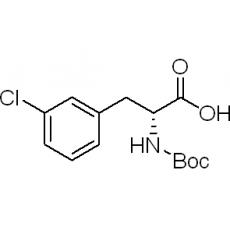 Z901883 N-叔丁氧羰基-D-3-氯苯丙氨酸, 98%