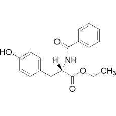 Z902365 N-苯甲酰-L-酪氨酸乙酯, 98%