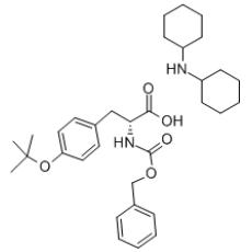 Z920802 N-苄氧羰基-O-叔丁基-D-酪氨酸二环己胺盐, 98.5%