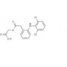 2-[(2,6-二氯苯基)氨基]苯乙酰氧基乙酸，分析标准品,HPLC≥98%