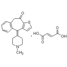 酮替芬延胡索酸,分析标准品,HPLC≥98%