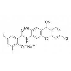 氯氰碘柳胺钠,分析标准品,HPLC≥98%